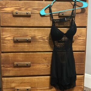 Black VS lingerie top